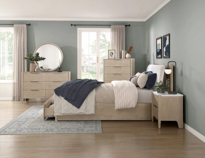 Homelegance Chest Light Oak Ceruse Matteo Elegant Storage Solution 1313N-9