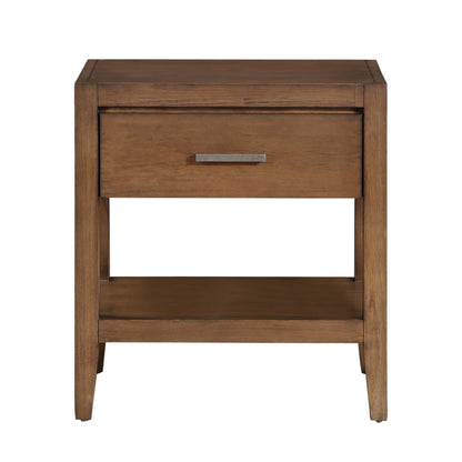 Homelegance Nightstand Evans Light Brown Finish 1314-4