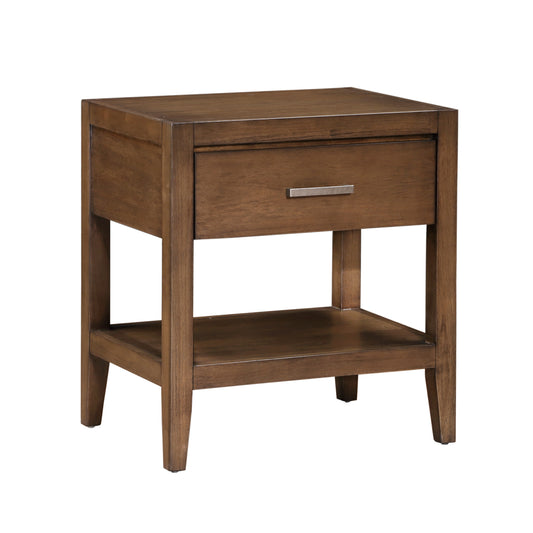 Homelegance Nightstand Evans Light Brown Finish 1314-4