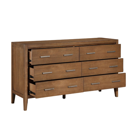 Homelegance Dresser Evans Light Brown Finish Elegant Storage Solution 1314-5