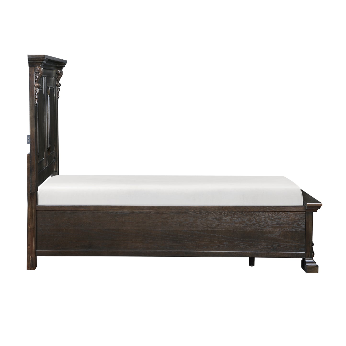 Homelegance Queen Bed Cornwall Espresso Finish with USB Ports and Storage 1325-1