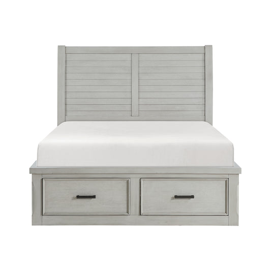 Homelegance Queen Bed in Exquisite Finish with Storage 1337-1