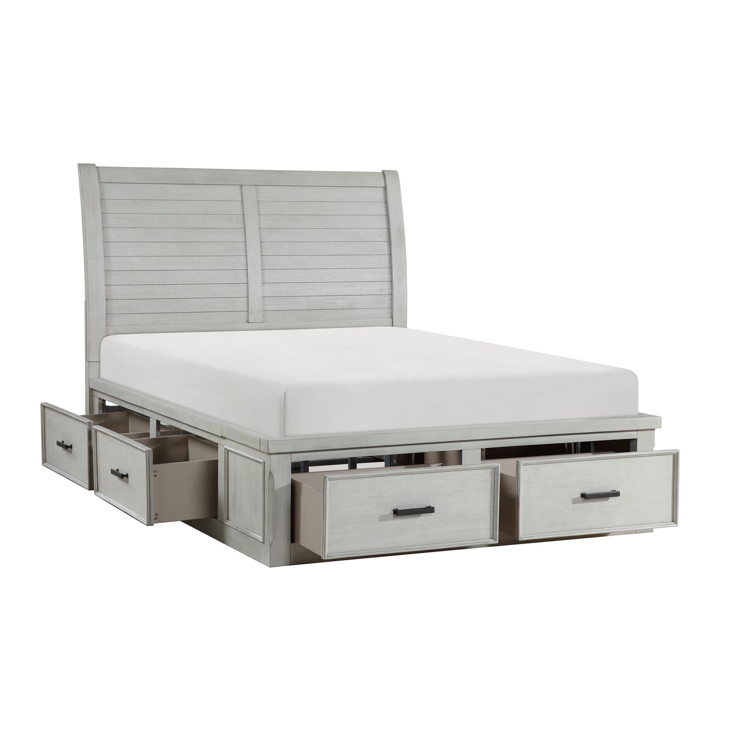 Homelegance Queen Bed in Exquisite Finish with Storage 1337-1