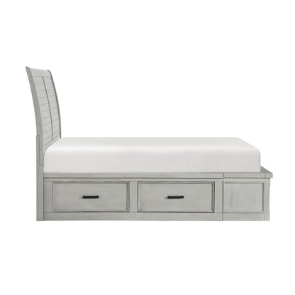 Homelegance Queen Bed in Exquisite Finish with Storage 1337-1