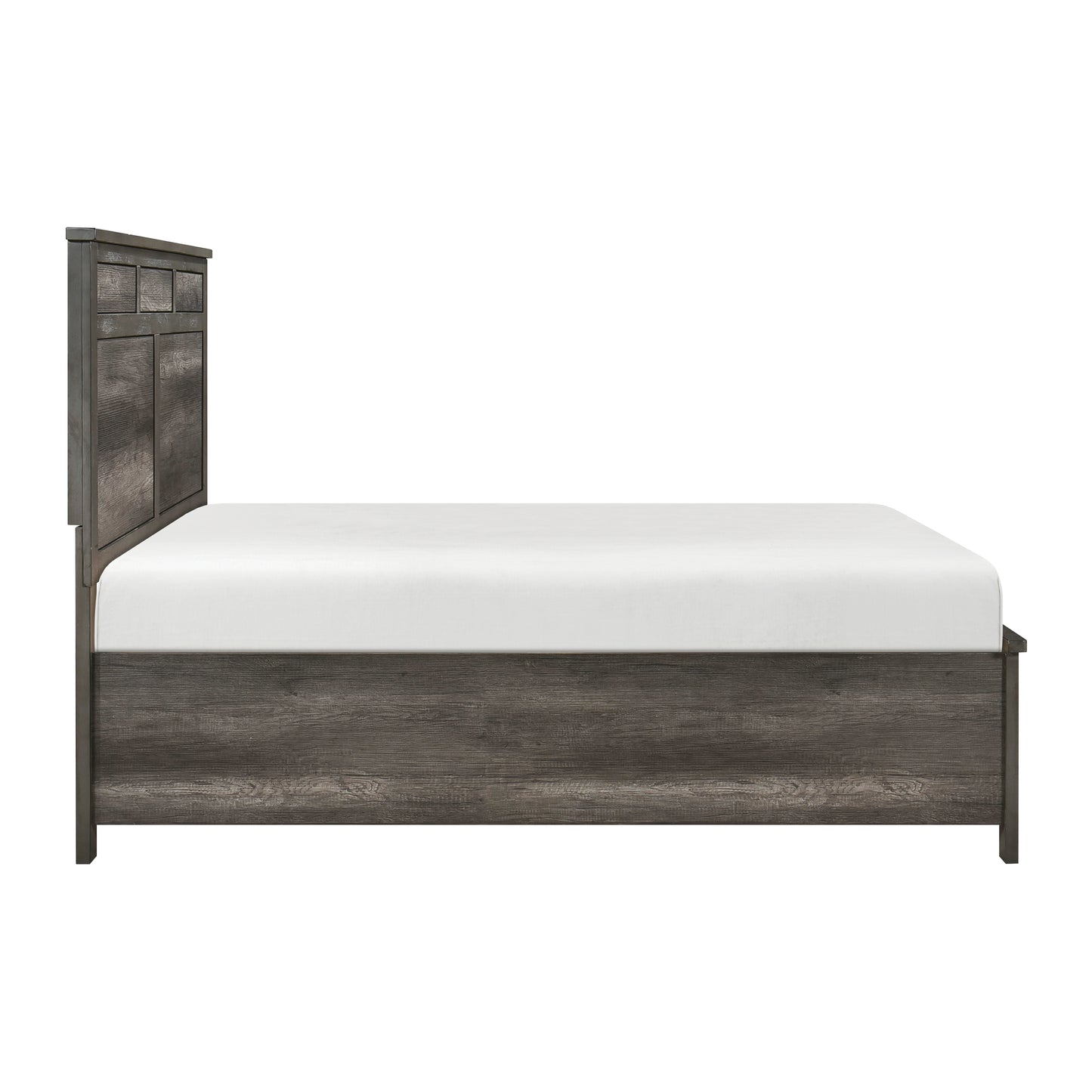Homelegance Queen Bed in Rich Finish with Footboard Storage 1342-1