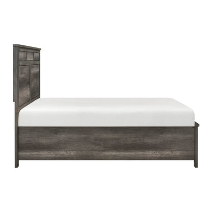 Homelegance Queen Bed in Rich Finish with Footboard Storage 1342-1
