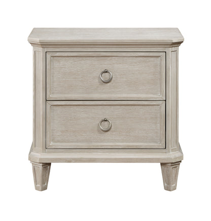 Homelegance Nightstand Leander Light Brownish Gray Finish 1344-4