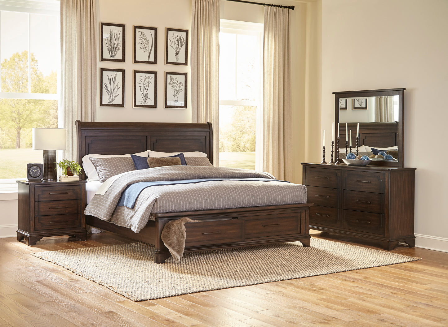 Homelegance Chest Rustic Brown Boone Finish 1406-9