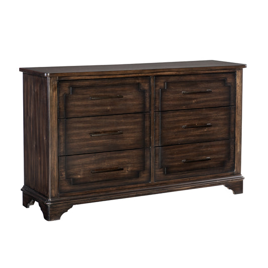 Homelegance Dresser Rustic Brown Boone Finish 1406-5