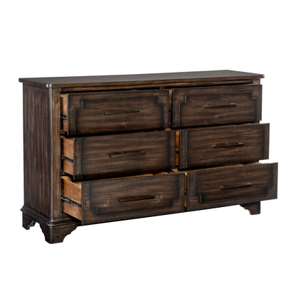 Homelegance Dresser Rustic Brown Boone Finish 1406-5