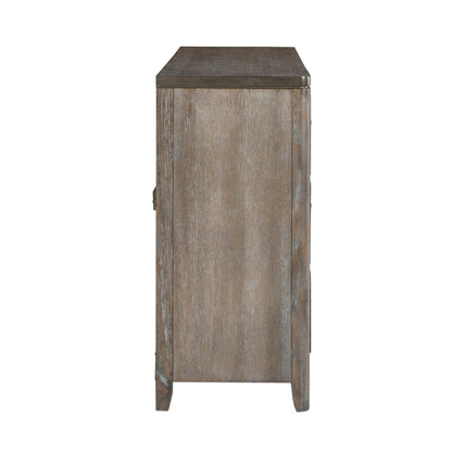 Homelegance Dresser Newell Gray Oak Finish with Metal Hardware 1412-5