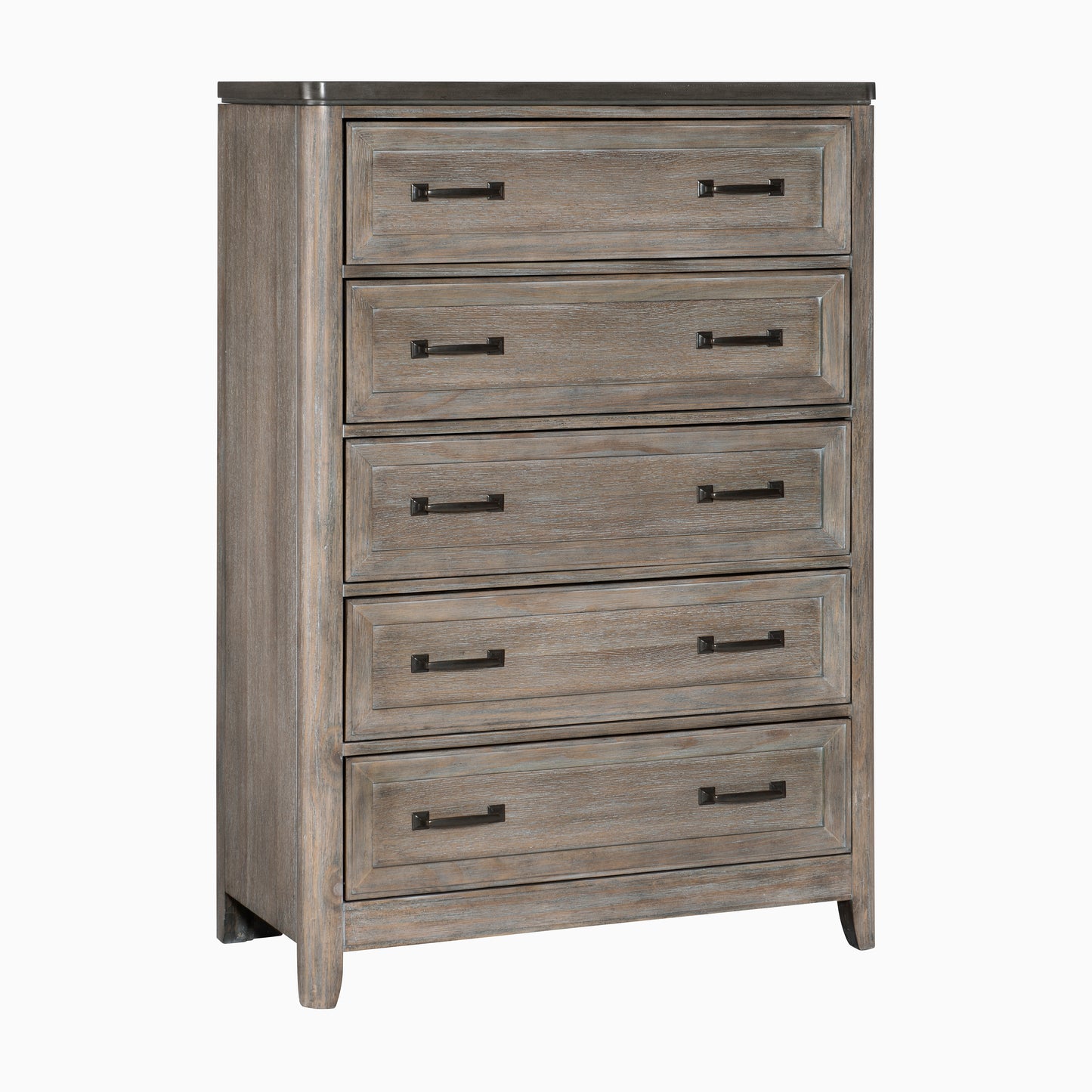 Homelegance Chest Newell Gray Oak Finish with Metal Accents 1412-9