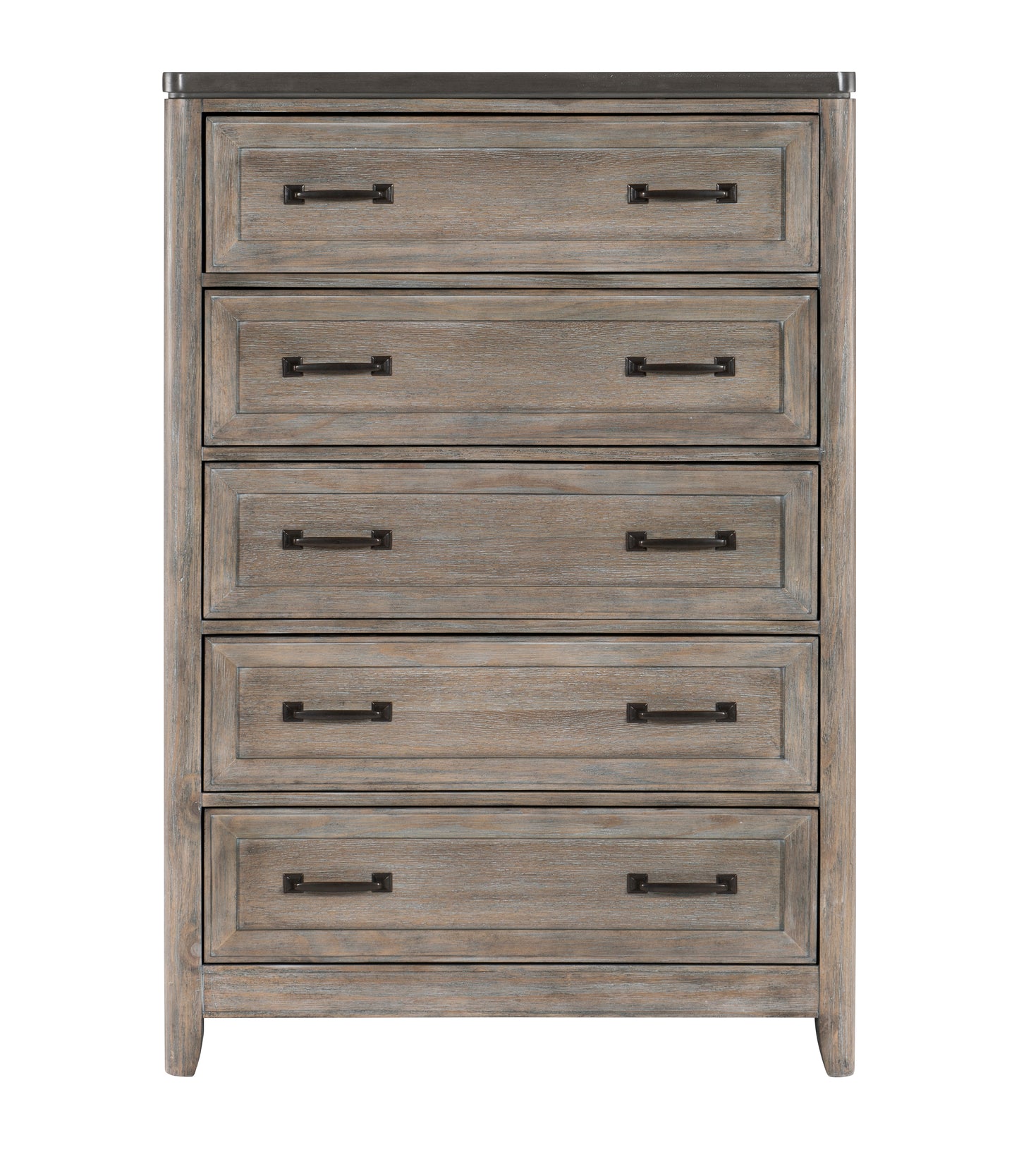 Homelegance Chest Newell Gray Oak Finish with Metal Accents 1412-9
