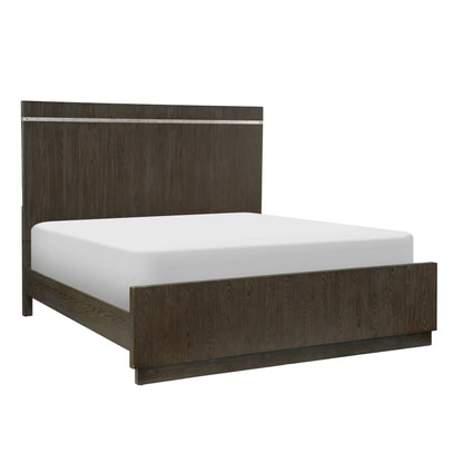 Homelegance Queen Bed Bellamy Dark Brown Finish Elegant Design 1413-1