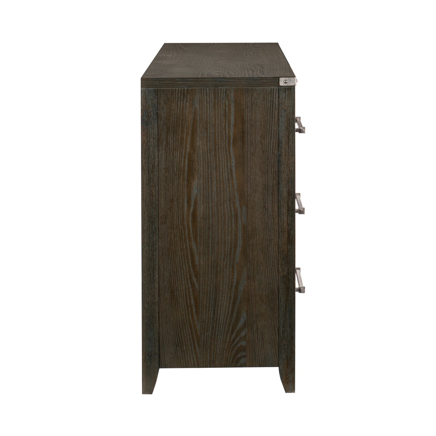 Homelegance Dresser Bellamy Dark Brown Finish with Silver Hardware 1413-5