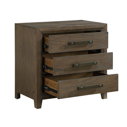 Homelegance Nightstand Cambridge Dark Walnut Finish 1422N-4