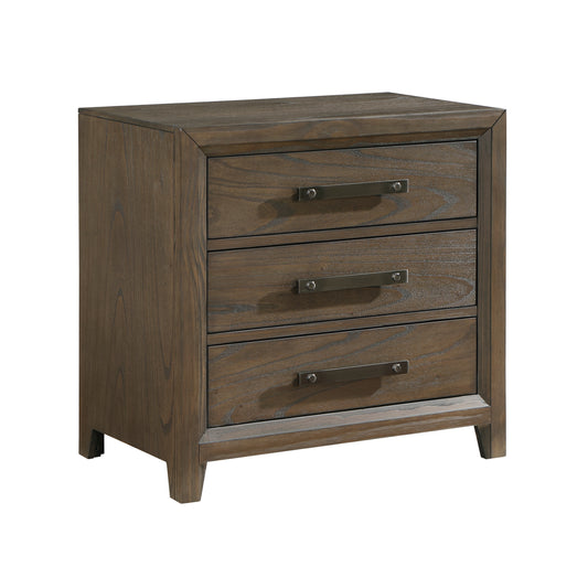 Homelegance Nightstand Cambridge Dark Walnut Finish 1422N-4