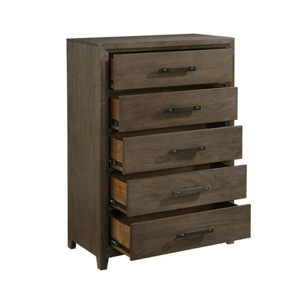 Homelegance Chest Cambridge Dark Walnut Finish Elegant Storage Solution 1422N-9