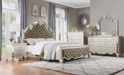 Homelegance Dresser Ever Champagne Finish with Mirror Accents 1429-5