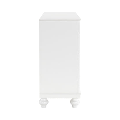 Homelegance Aria Dresser White Finish Elegant Storage Solution 1436W-5