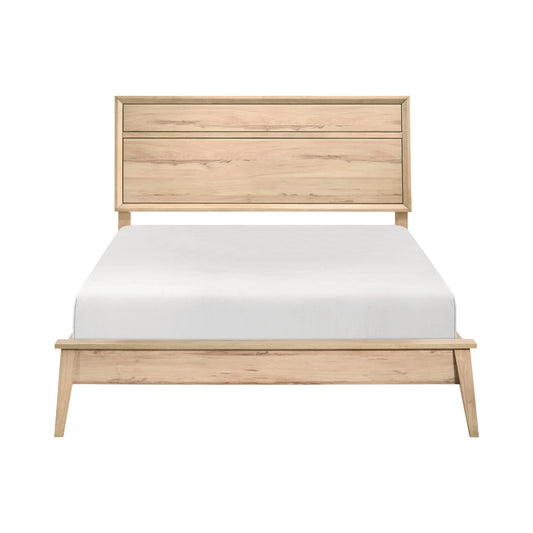 Homelegance Queen Bed Marrin Natural Oak Finish Timeless Design 1444-1