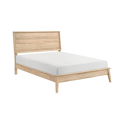 Homelegance Queen Bed Marrin Natural Oak Finish Timeless Design 1444-1