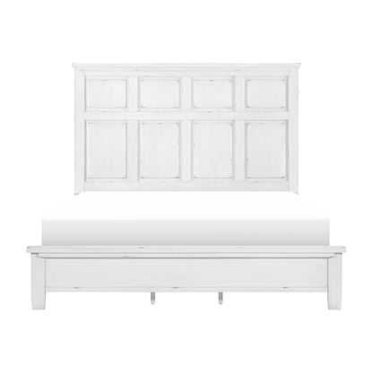 Homelegance Queen Bed Laurelville Antique White Finish 1447-1