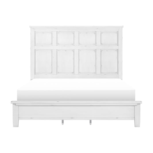 Homelegance Queen Bed Laurelville Antique White Finish 1447-1