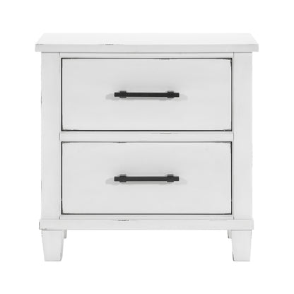 Homelegance Nightstand Laurelville Antique White Finish 1447-4