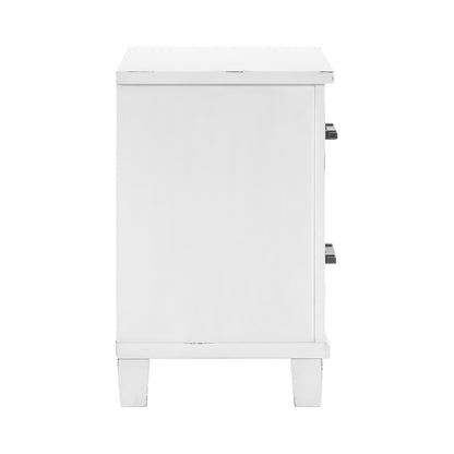 Homelegance Nightstand Laurelville Antique White Finish 1447-4