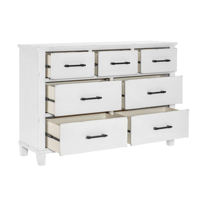 Homelegance Laurelville Dresser Antique White Finish 1447-5