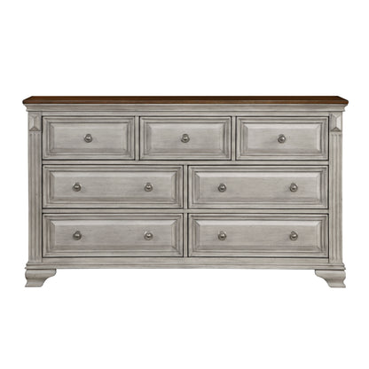 Homelegance Dresser Marquette Gray Brown Finish Elegant Storage Solution 1449-5