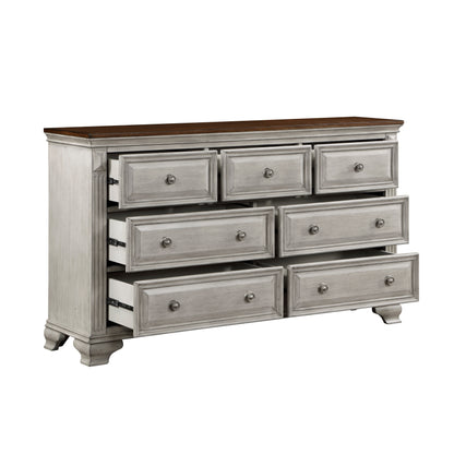 Homelegance Dresser Marquette Gray Brown Finish Elegant Storage Solution 1449-5