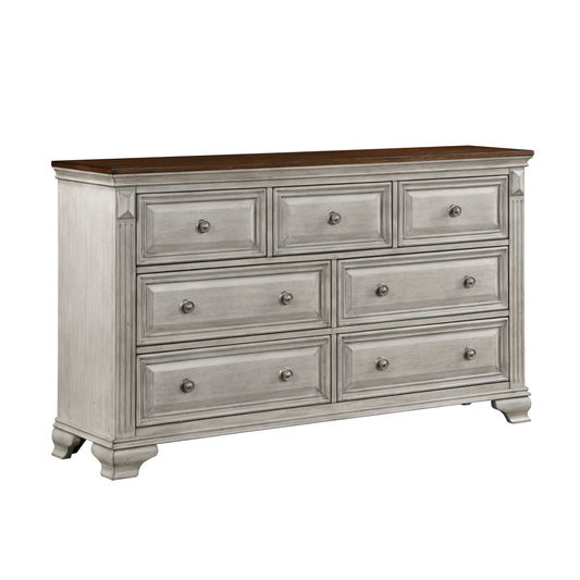 Homelegance Dresser Marquette Gray Brown Finish Elegant Storage Solution 1449-5