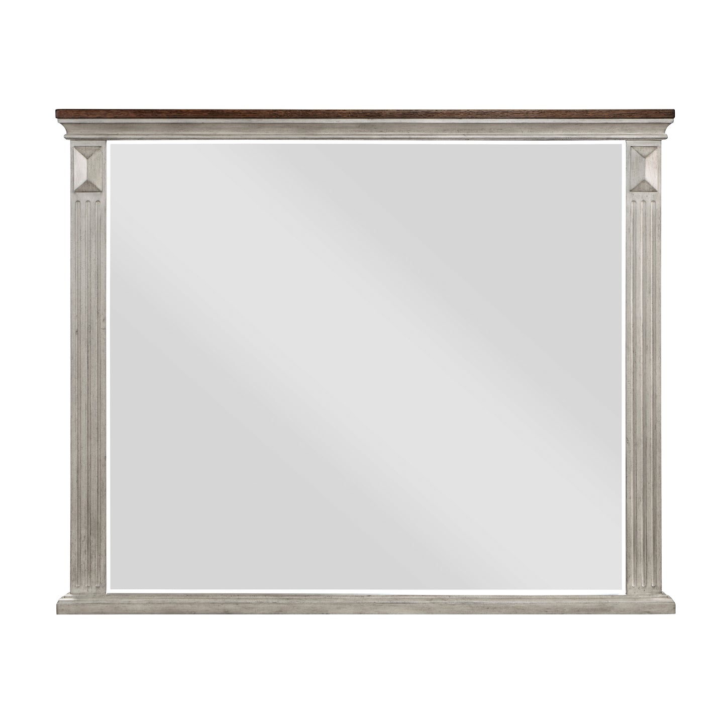 Homelegance Marquette Dresser Mirror Gray Brown Finish 1449-6