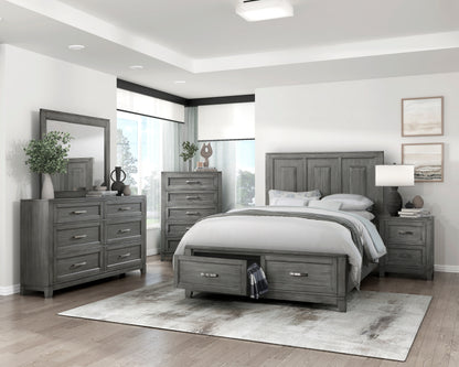 Homelegance Chest Gray Garretson Elegant Bedroom Storage with Modern Touch 1450-9