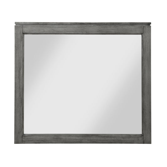 Homelegance Dresser Mirror Garretson Gray Finish Elegant Bedroom Accent 1450-6