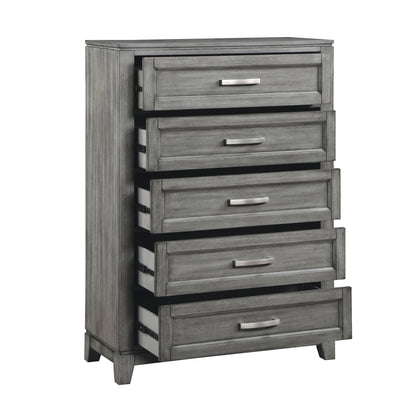 Homelegance Chest Gray Garretson Elegant Bedroom Storage with Modern Touch 1450-9