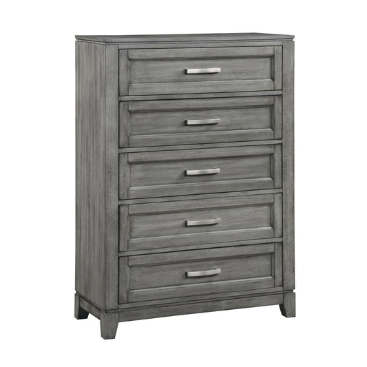 Homelegance Chest Gray Garretson Elegant Bedroom Storage with Modern Touch 1450-9