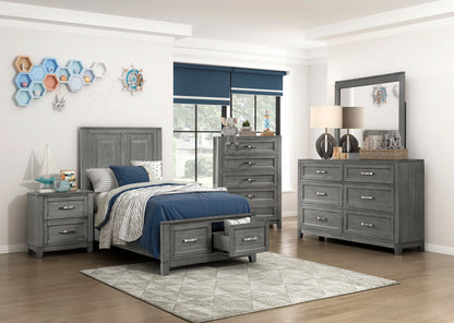 Homelegance Chest Gray Garretson Elegant Bedroom Storage with Modern Touch 1450-9