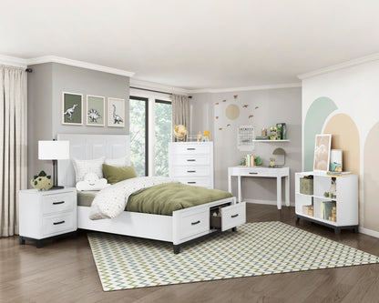 Homelegance Chest Garretson White Gray Finish Elegant Bedroom Storage 1450WH-9
