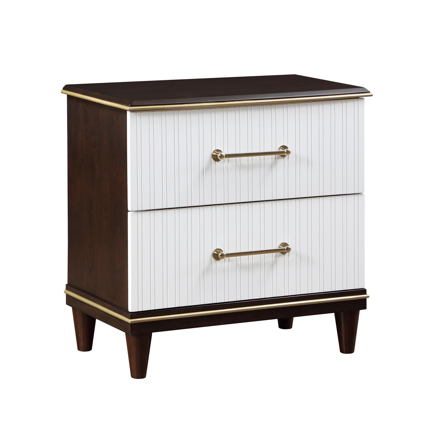 Homelegance Nightstand Niles White Cherry Finish Elegant Design 1451-4