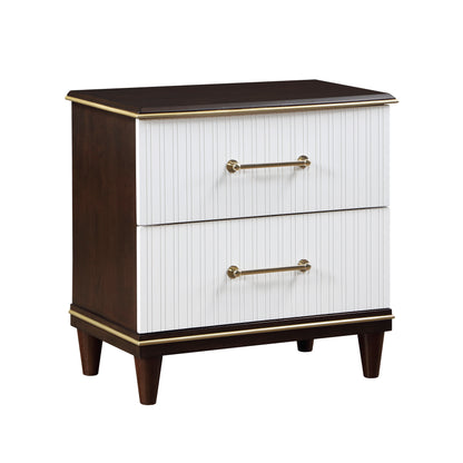 Homelegance Nightstand Niles White Cherry Finish Elegant Design 1451-4