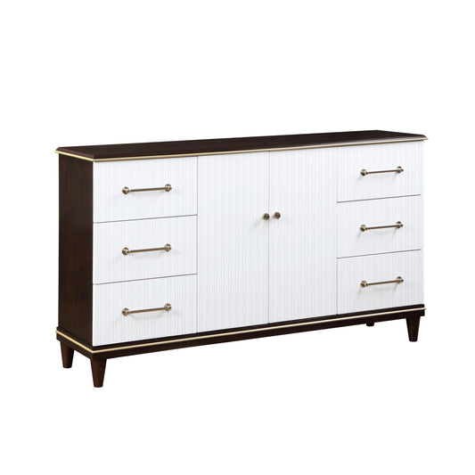 Homelegance Dresser Niles White Cherry Finish Elegant Design 1451-5