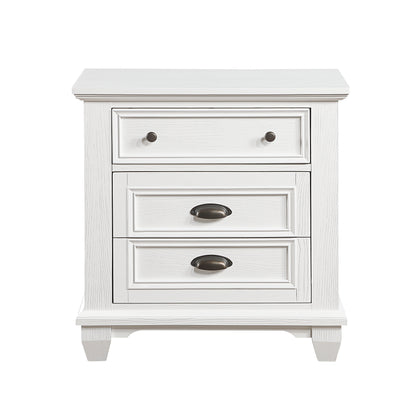 Homelegance Nightstand Mackinac White Finish Timeless Elegance 1454-4