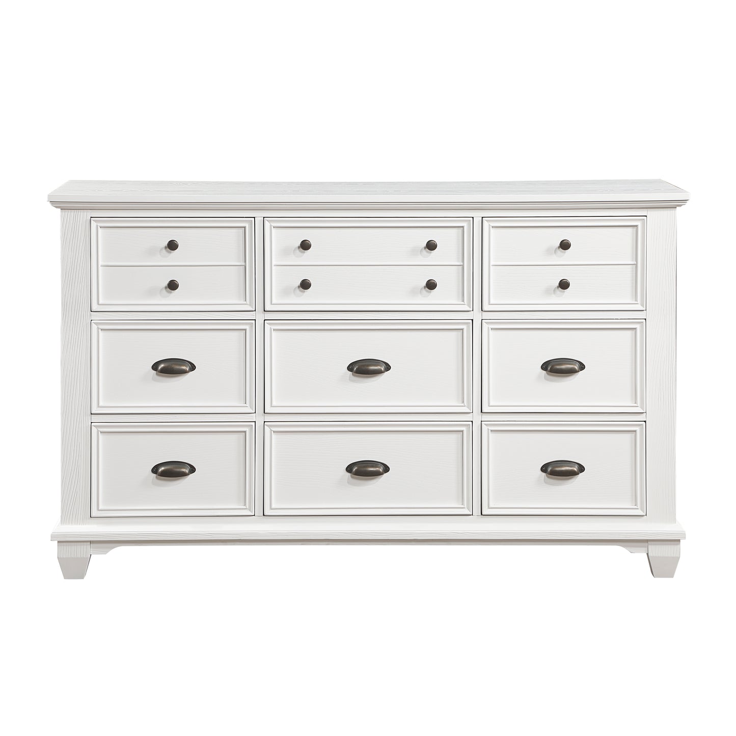 Homelegance Dresser Mackinac White Finish Elegant Storage Solution 1454-5