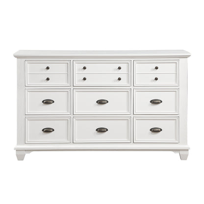 Homelegance Dresser Mackinac White Finish Elegant Storage Solution 1454-5