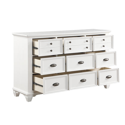 Homelegance Dresser Mackinac White Finish Elegant Storage Solution 1454-5
