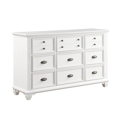 Homelegance Dresser Mackinac White Finish Elegant Storage Solution 1454-5
