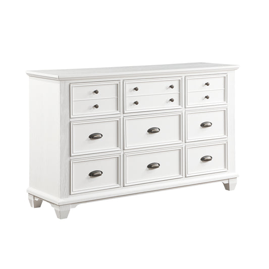 Homelegance Dresser Mackinac White Finish Elegant Storage Solution 1454-5